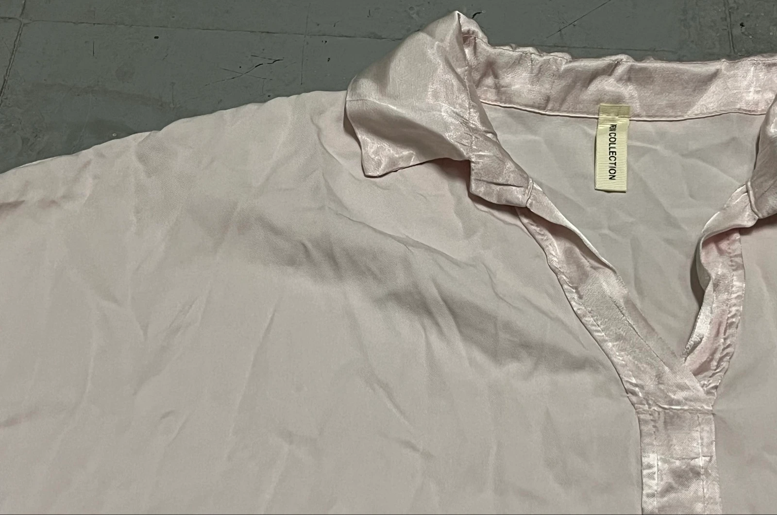 Blusa de cetim e viscose rosa – photo 12